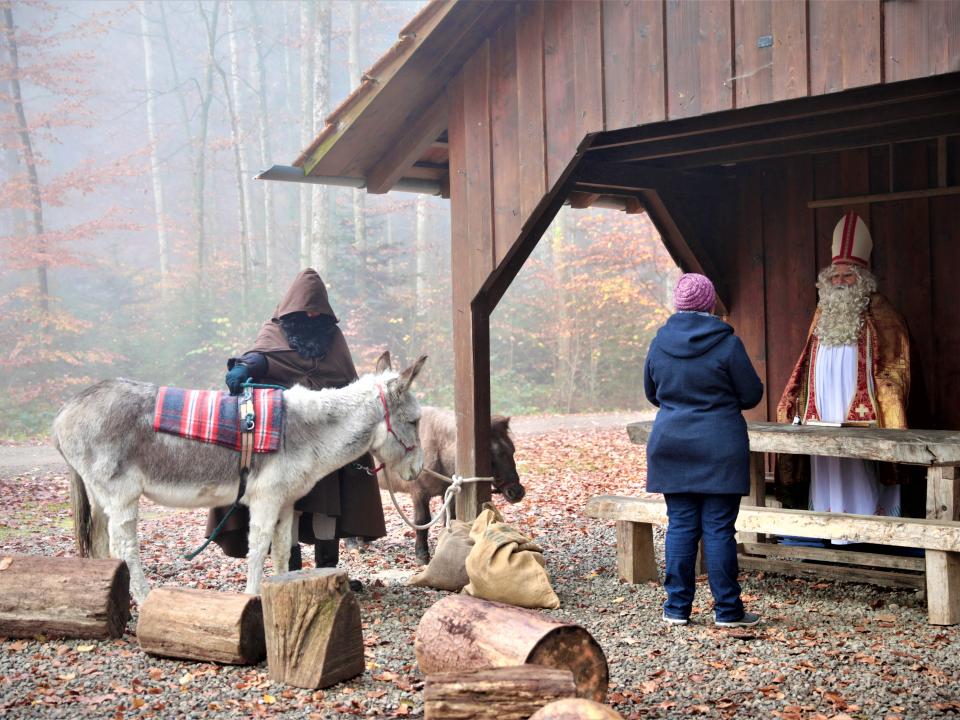 Begrüssung durch den Chlaus
