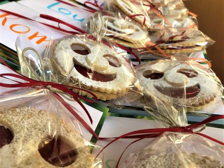 Eine lustige, süsse Überraschung für die Erstkommunionkinder