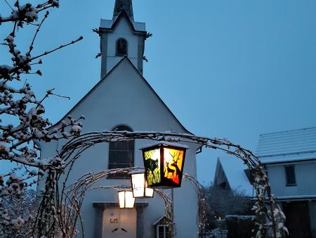 Feiern an Heilig Abend